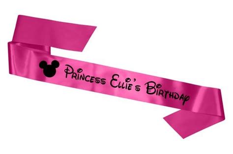 birthday boy sash|disney birthday sash.